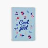 Sewn Bound Notebook - Cool in the Pool