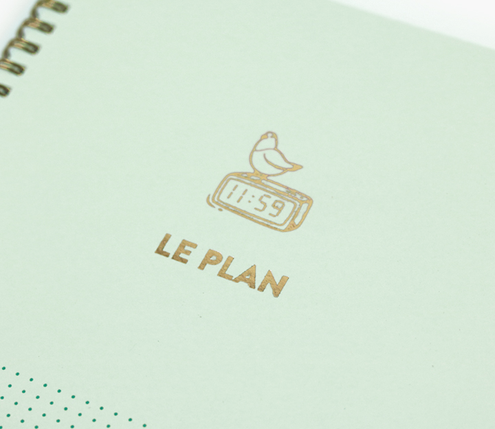 Planner - Le Plan - Pigeon Atelier Letterpress