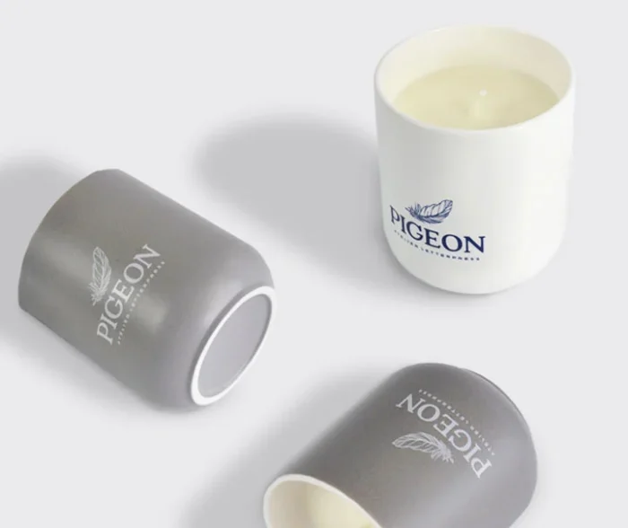 bougie pigeon atelier letterpress fragrance surprise